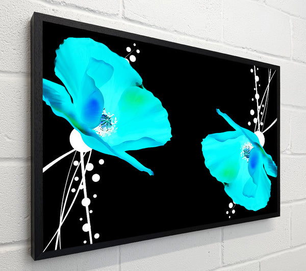 Blue Poppy Abstract