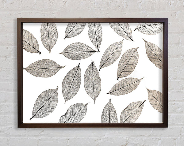 Leaves Power Framed Print
