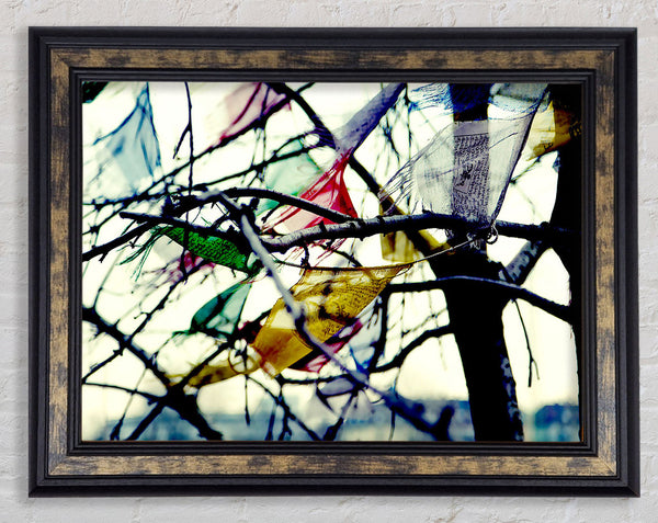 Wind Blowing Framed Print