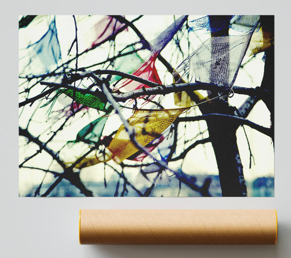 Wind Blowing Print