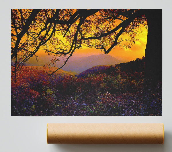 Autumn Dusk Poster