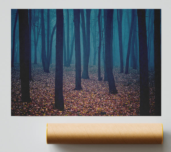 Dark Forest Mist Print