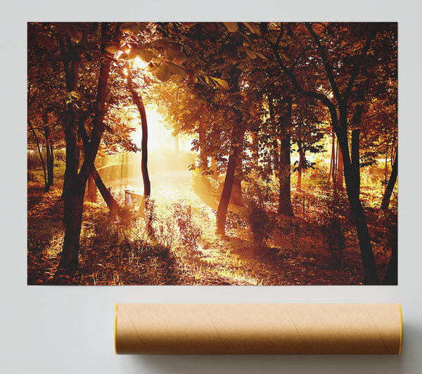 Ochre Forest Print