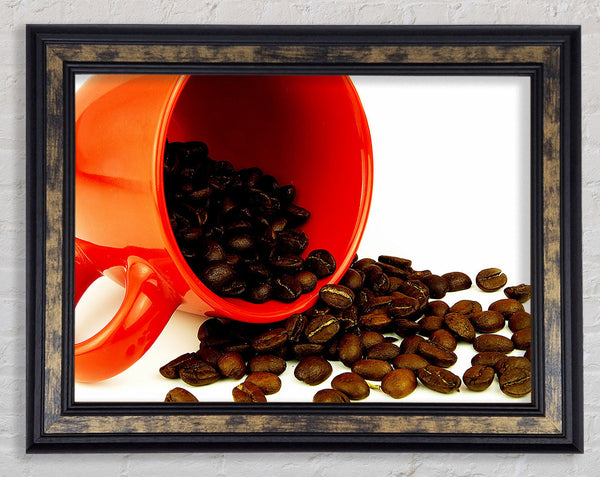 Coffee Bean Magic Framed Print