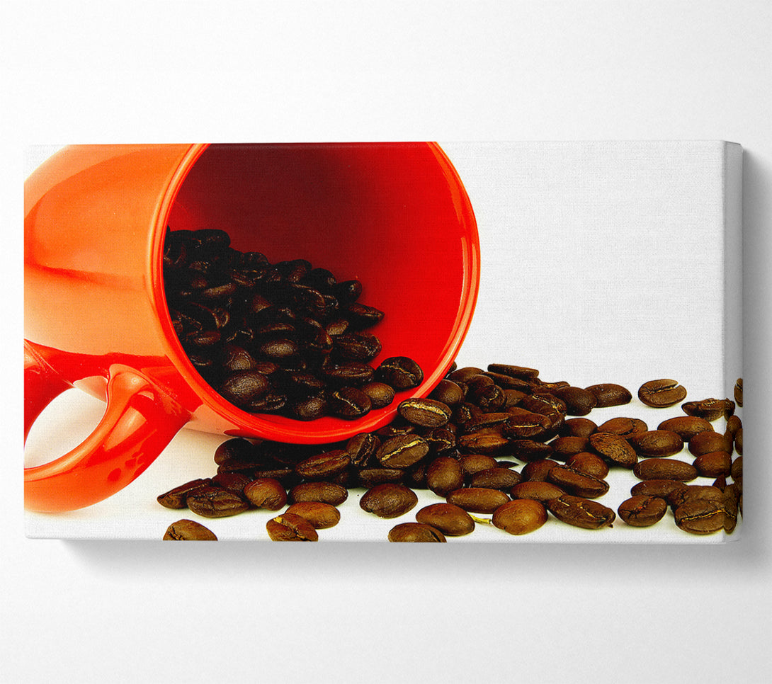  A Canvas Print of Coffee Bean Magic Canvas Print