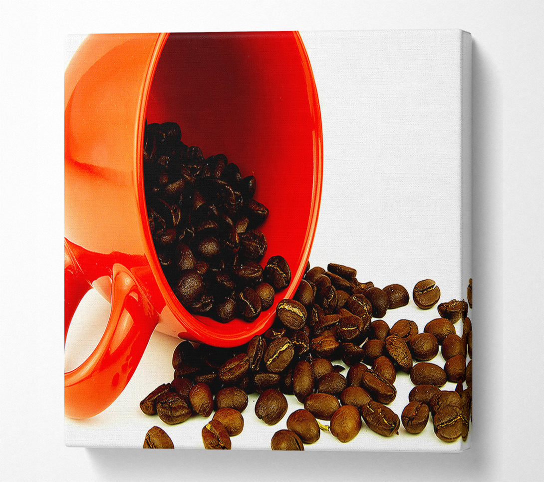  A Canvas Print of Coffee Bean Magic Canvas Print