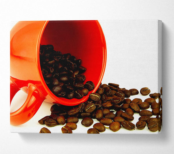  A Canvas Print of Coffee Bean Magic Canvas Print
