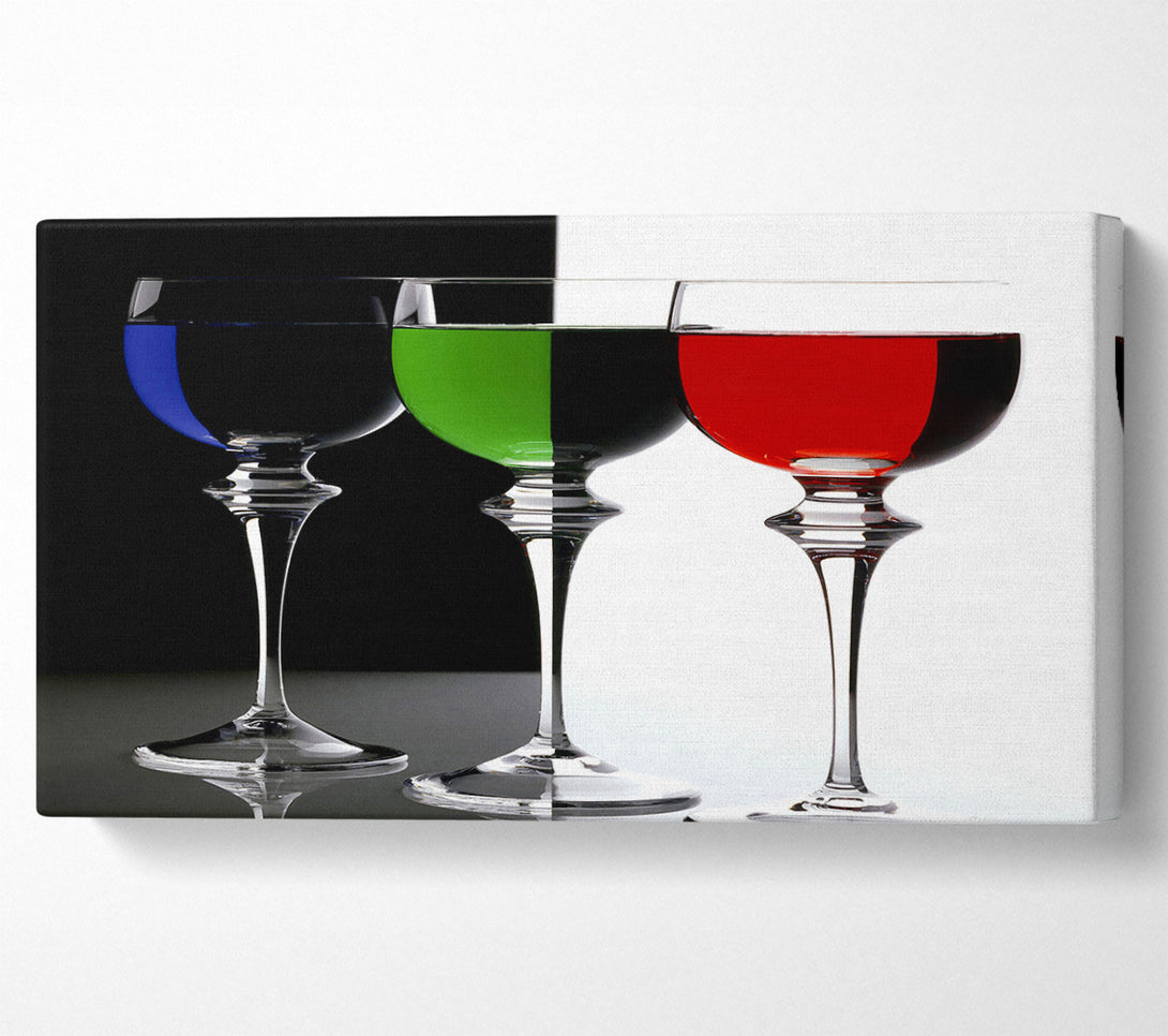  A Canvas Print of Cocktail Party Canvas Print
