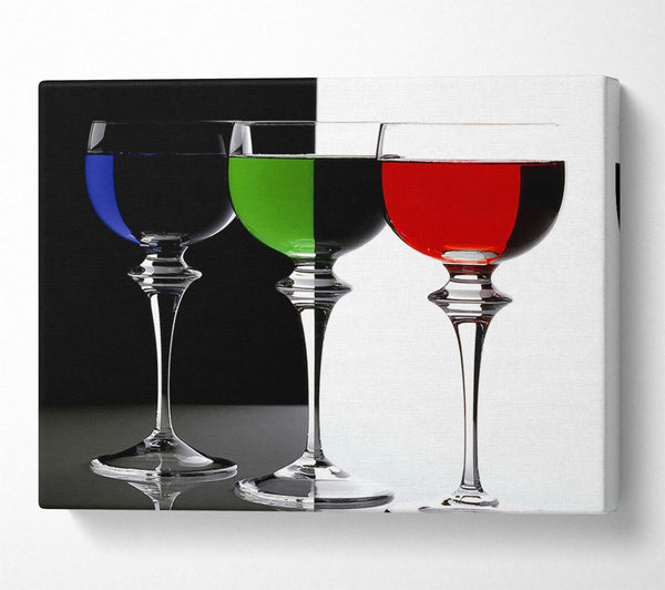  A Canvas Print of Cocktail Party Canvas Print