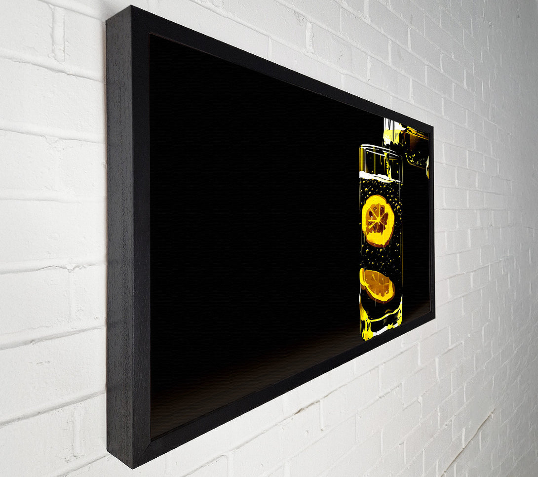  A Canvas Print of Water With Lemon Canvas Art