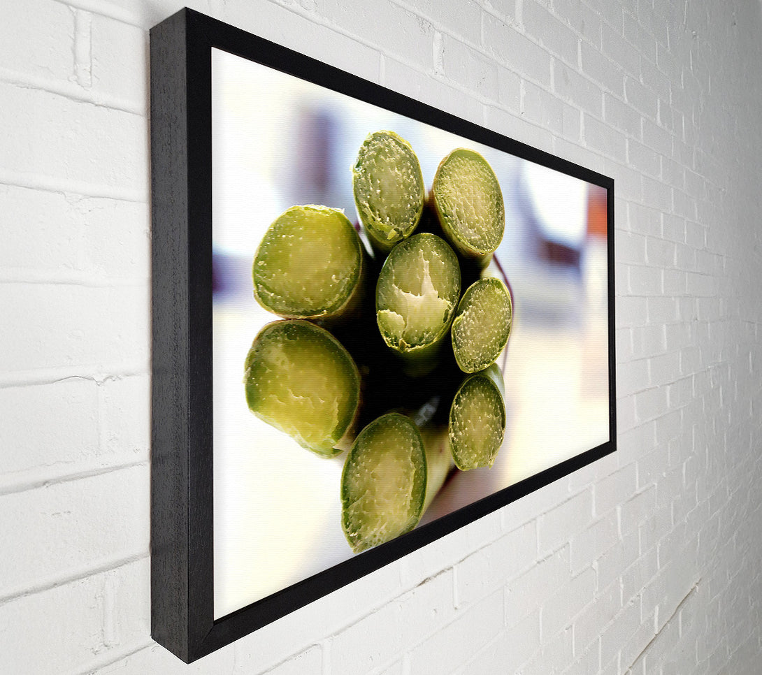  A Canvas Print of Asparagus Ends Canvas Print