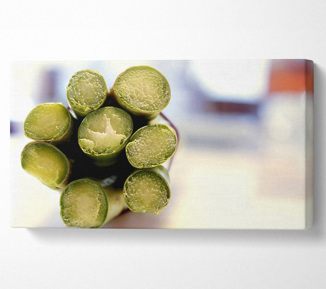  A Canvas Print of Asparagus Ends Canvas Print