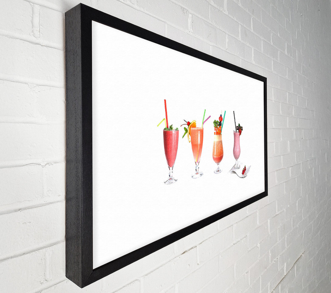  A Canvas Print of Summer Cocktails Canvas Print