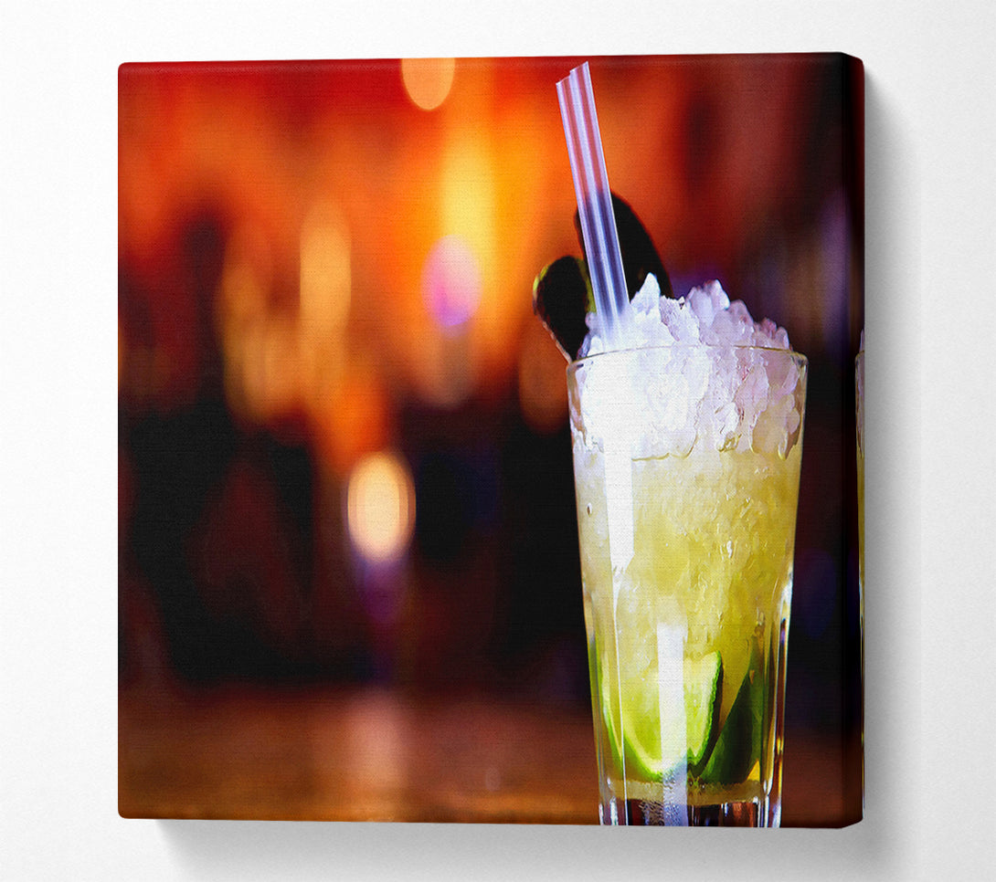  A Canvas Print of Lime Cocktail Canvas Art