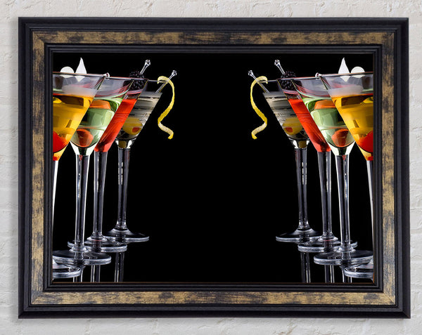 Cocktails Drinks Framed Print