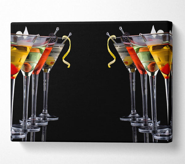  A Canvas Print of Cocktails Drinks Canvas Wall Art