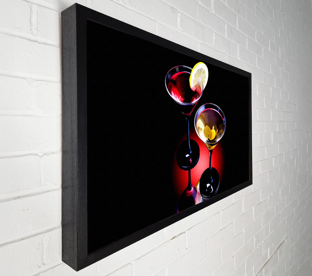  A Canvas Print of Two Cocktails Canvas Print