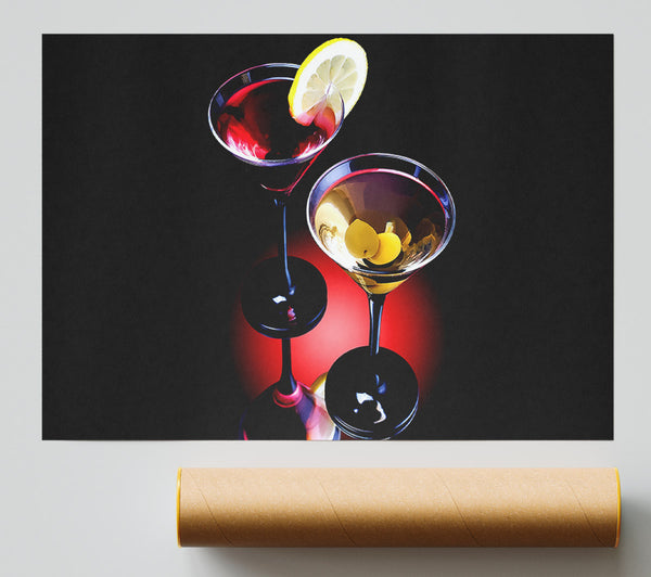 Two Cocktails Print