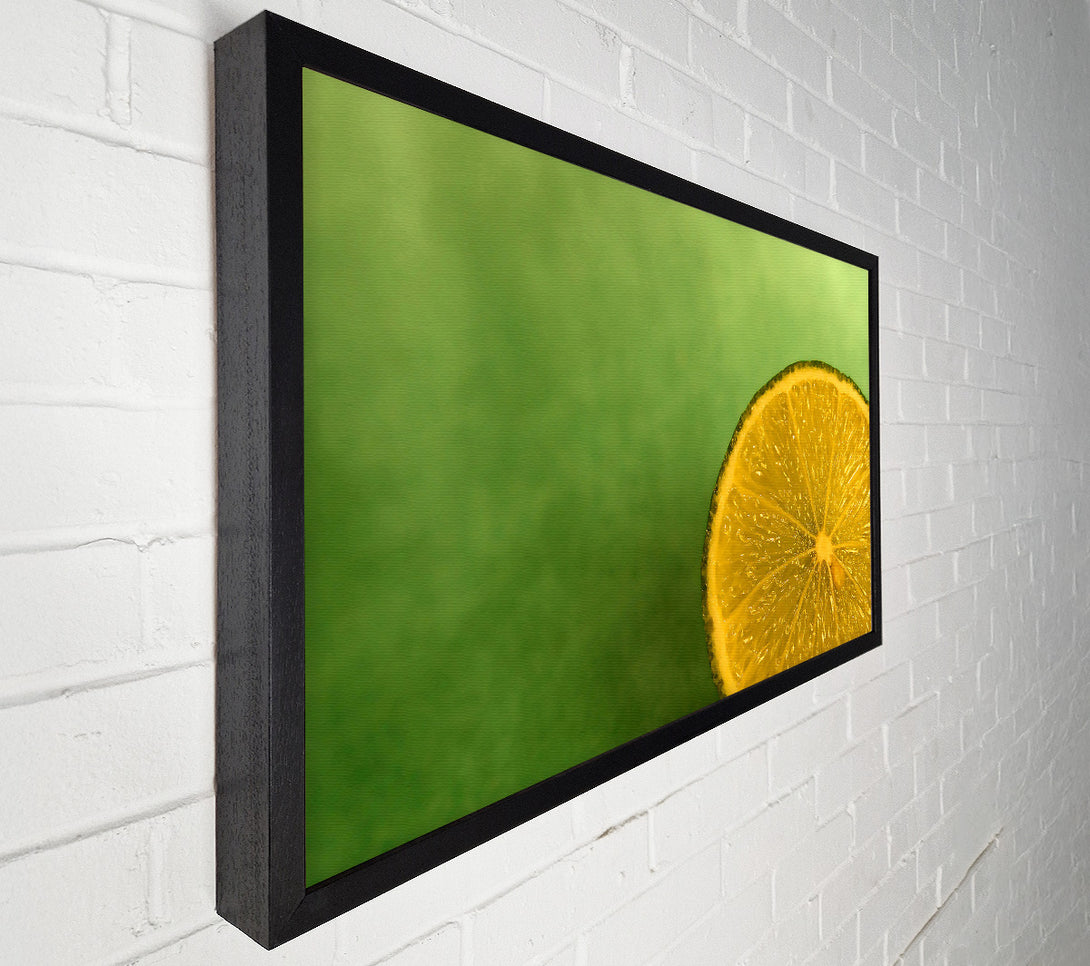  A Canvas Print of Lime Close Up Canvas Wall Art