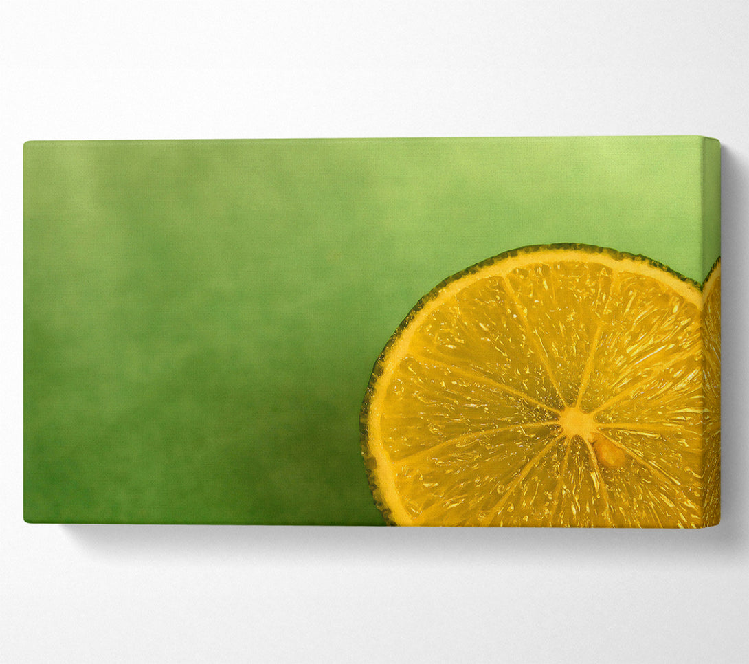  A Canvas Print of Lime Close Up Canvas Wall Art