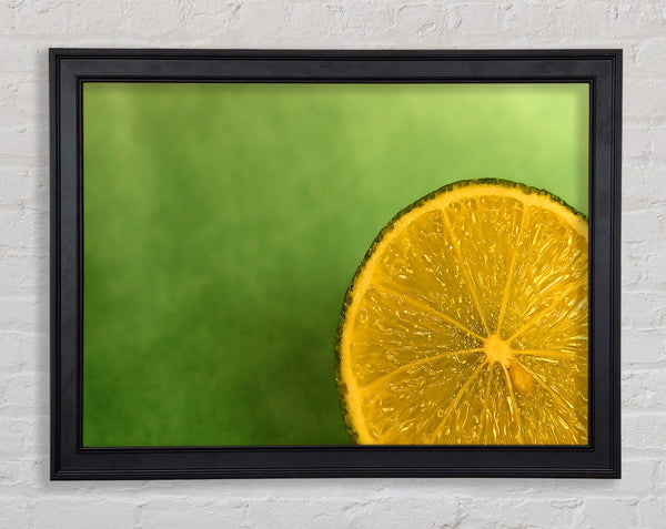 Lime Close Up Framed Print