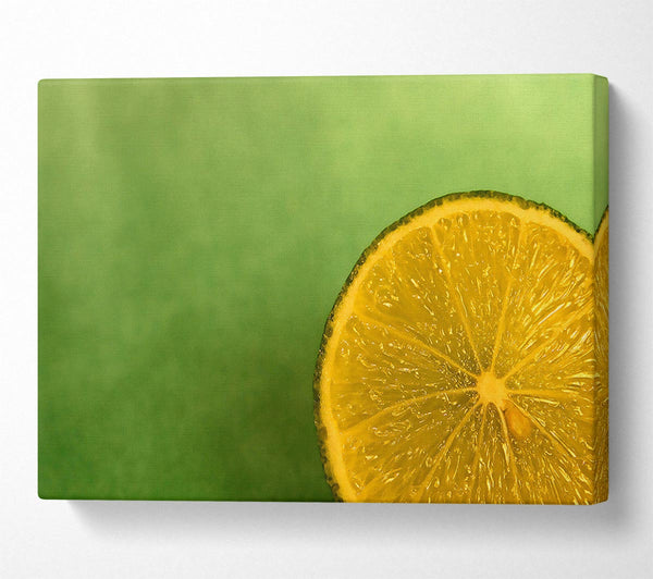  A Canvas Print of Lime Close Up Canvas Wall Art
