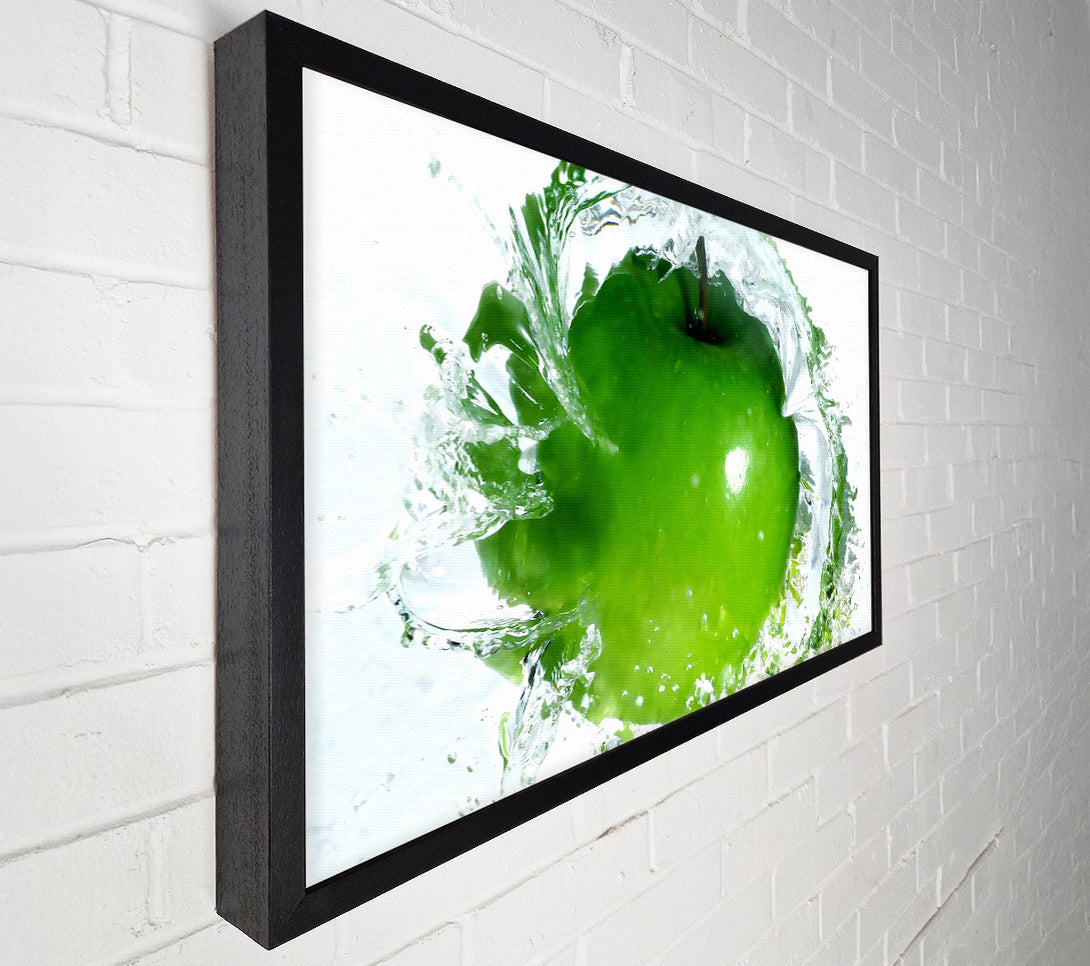  A Canvas Print of Apple Water Splash Canvas Art