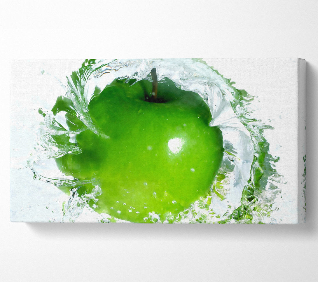  A Canvas Print of Apple Water Splash Canvas Art