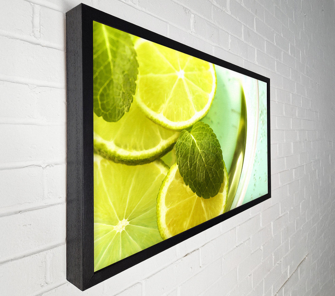  A Canvas Print of Lemon And Mint Canvas Print