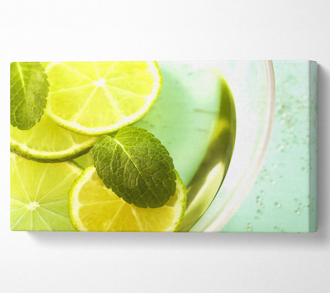  A Canvas Print of Lemon And Mint Canvas Print