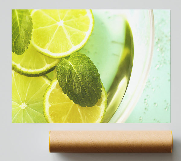 Lemon And Mint Print
