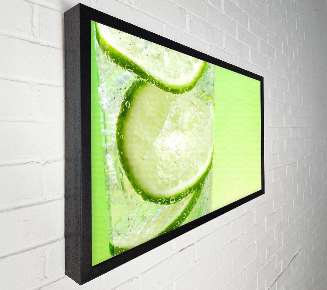  A Canvas Print of Fresh Lemonade With Lime Canvas Art