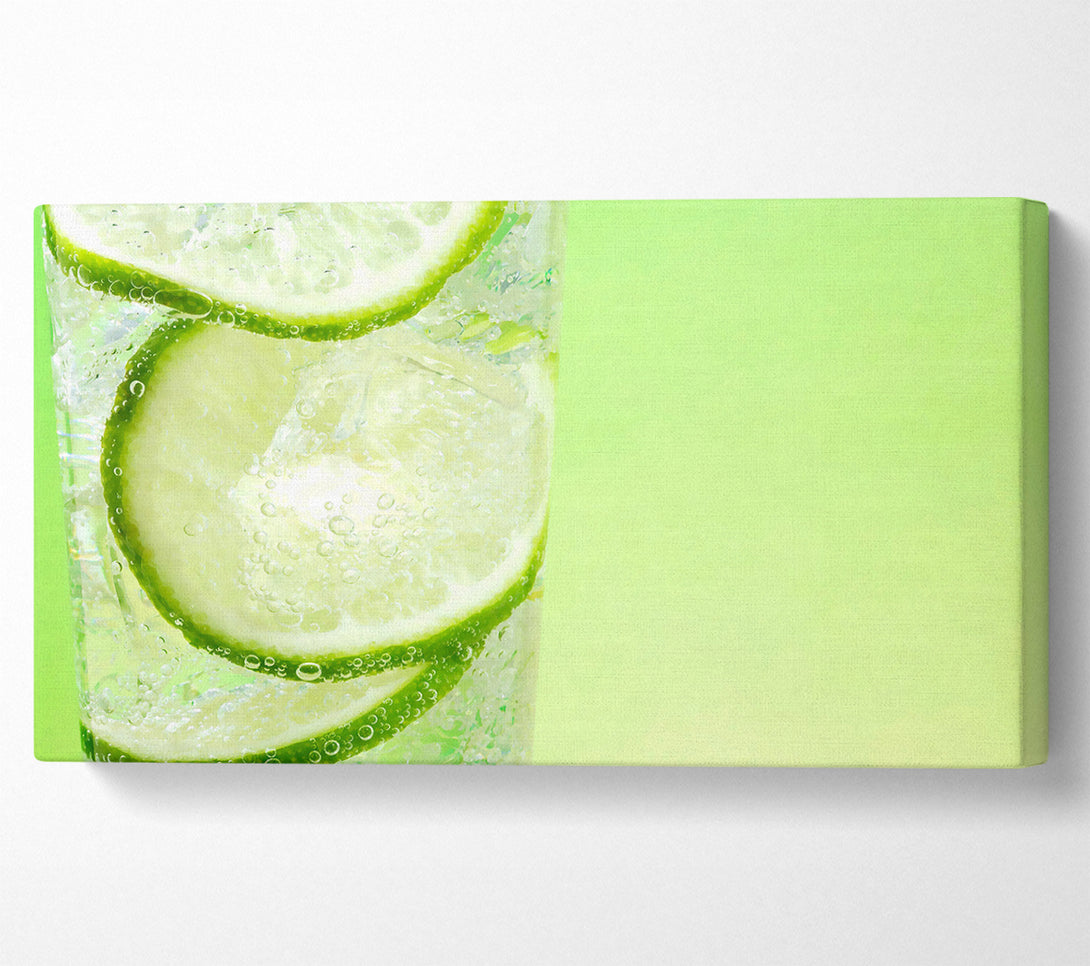  A Canvas Print of Fresh Lemonade With Lime Canvas Art