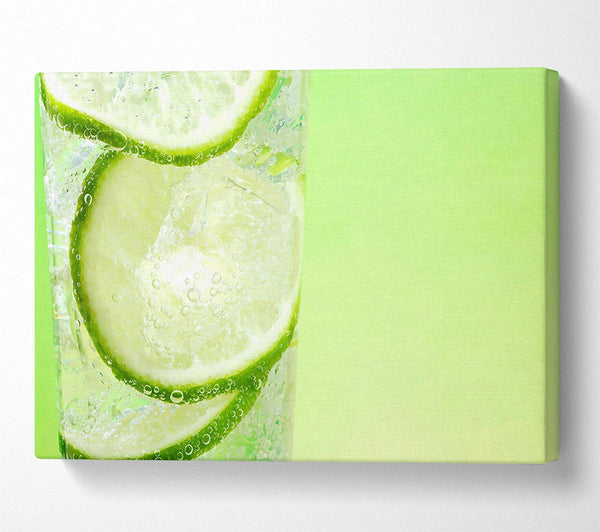  A Canvas Print of Fresh Lemonade With Lime Canvas Art