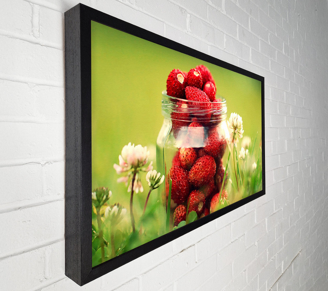  A Canvas Print of Strawberry Jar Canvas Print