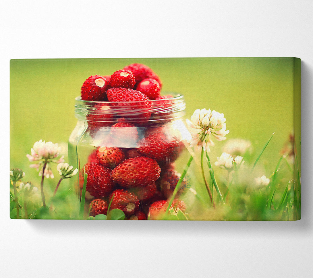  A Canvas Print of Strawberry Jar Canvas Print