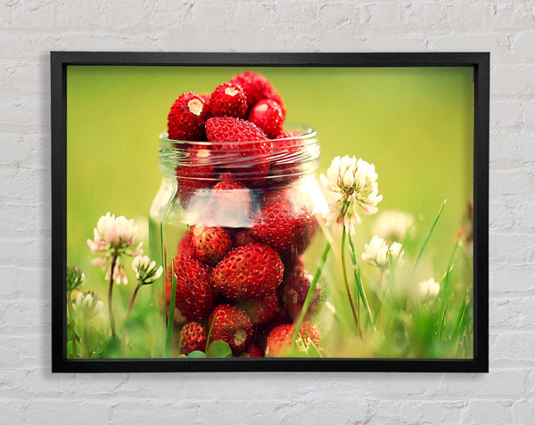 Strawberry Jar Framed Print