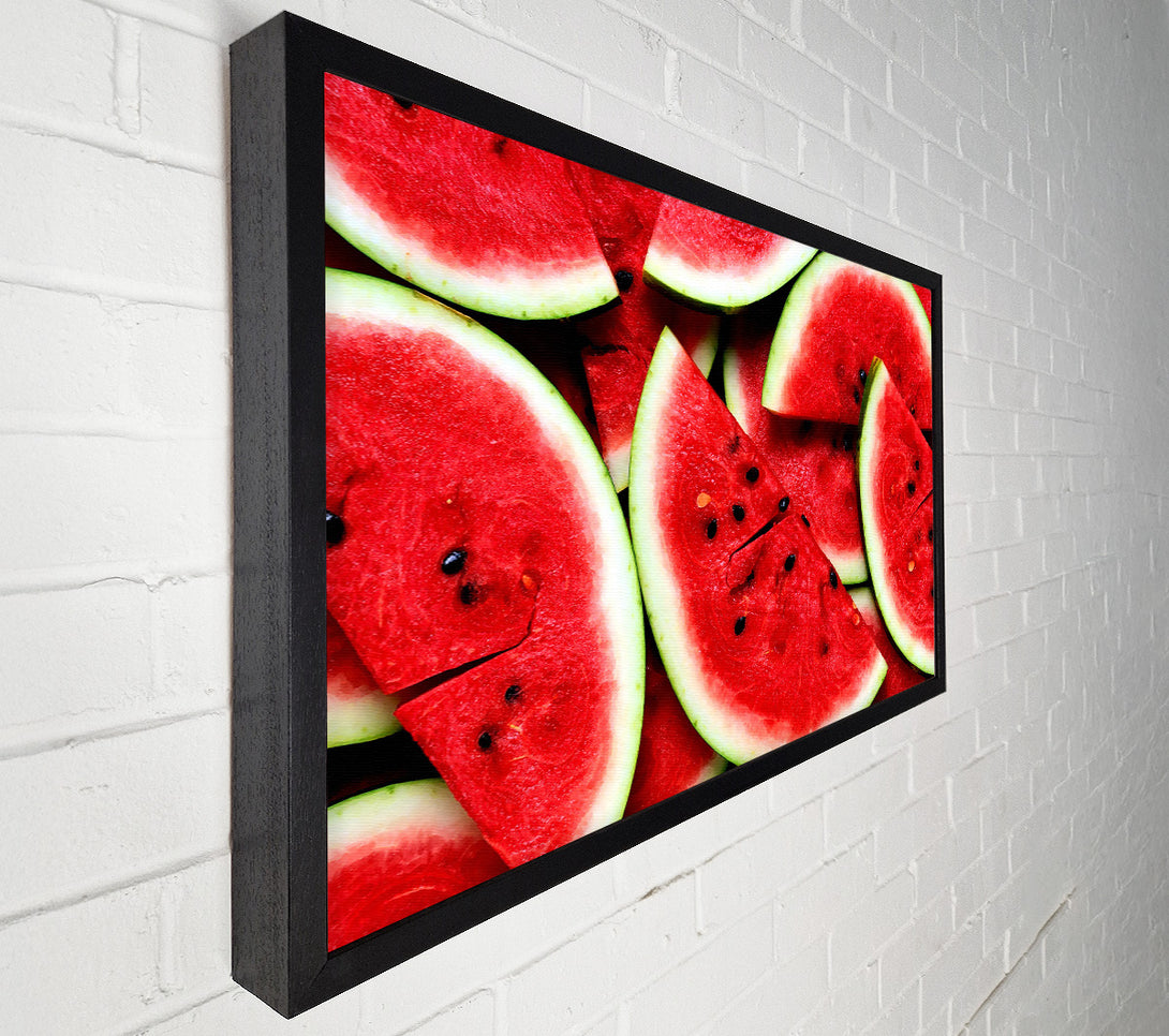  A Canvas Print of Sliced Watermelon Canvas Wall Art