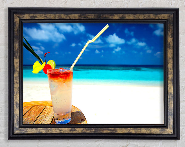 Tropical Cocktail Framed Print