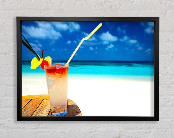 Tropical Cocktail Framed Print