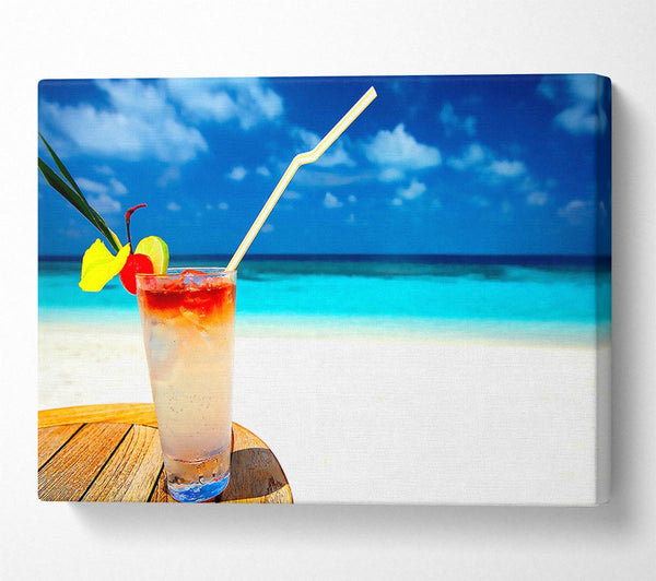  A Canvas Print of Tropical Cocktail Canvas Wall Art