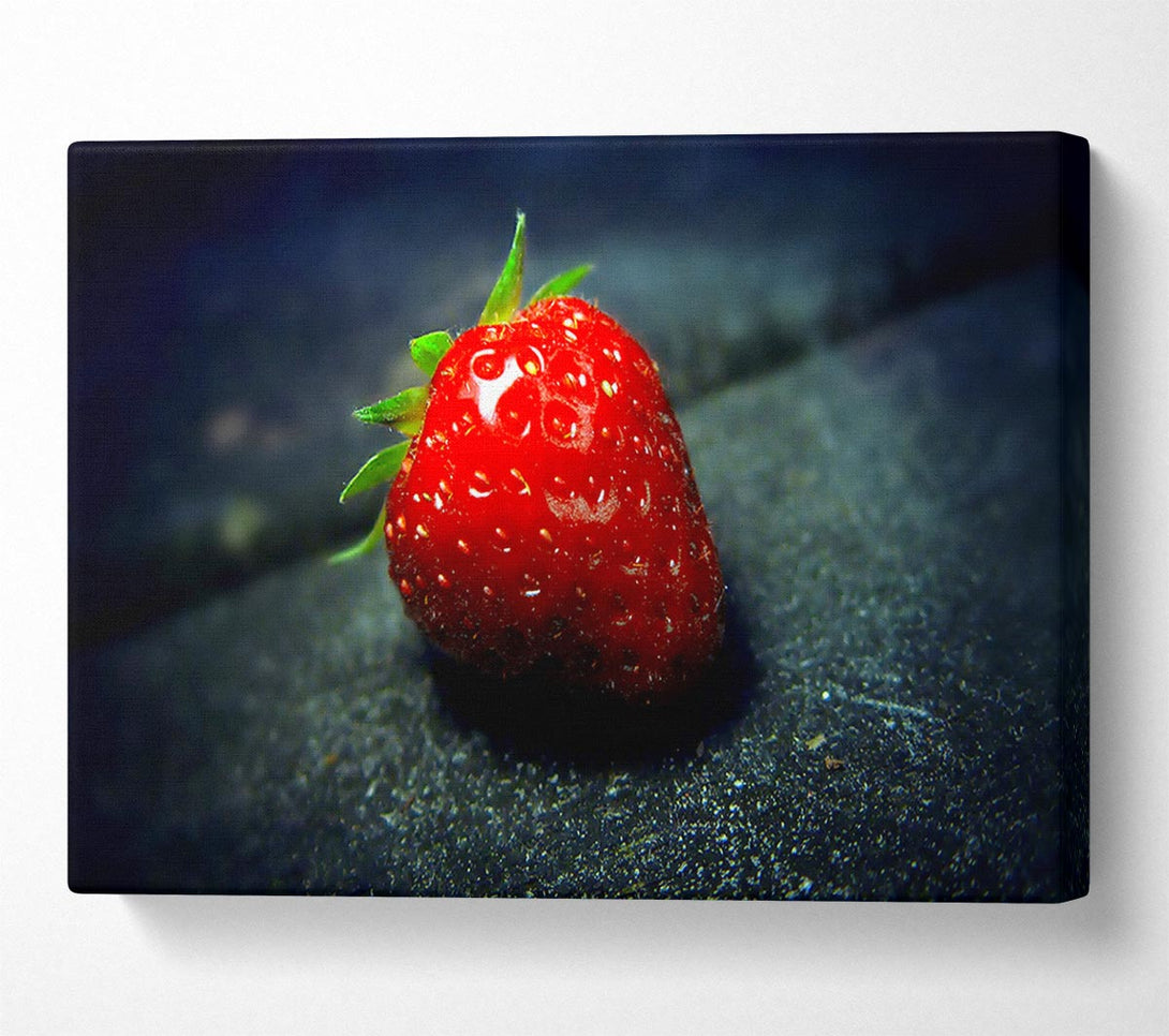  A Canvas Print of Strawberry Seeds Canvas Print