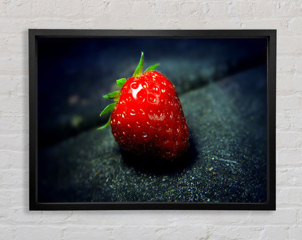 Strawberry Seeds Framed Print