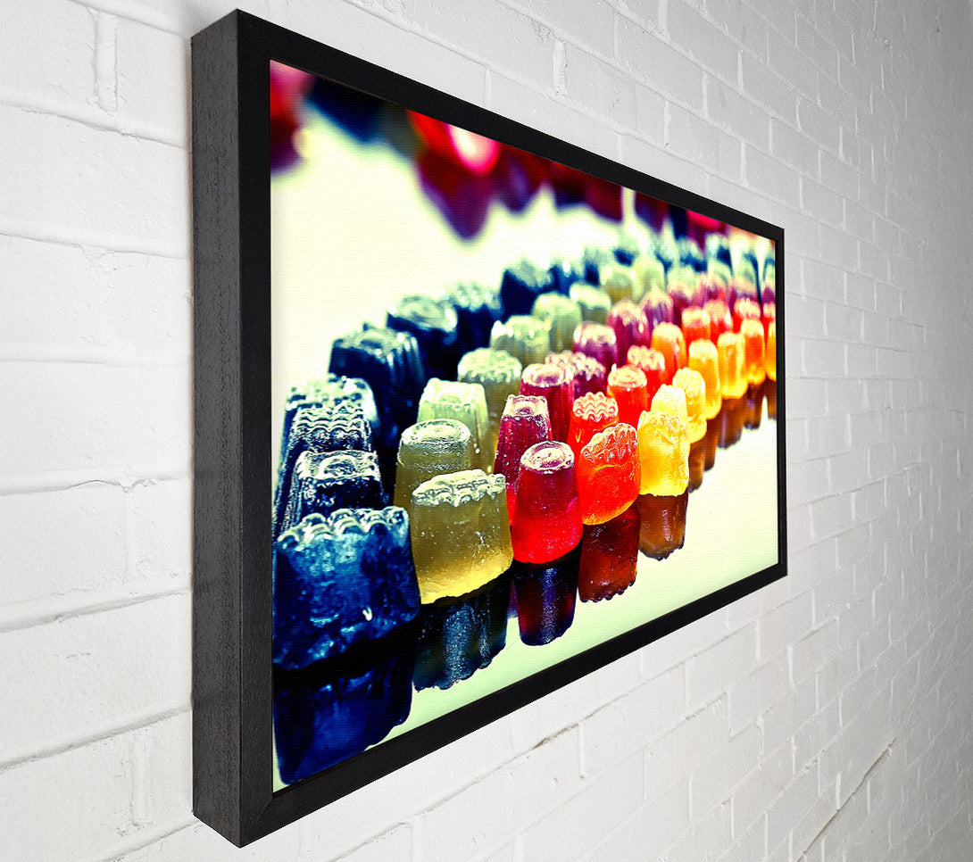  A Canvas Print of Colourful Jellies Canvas Wall Art