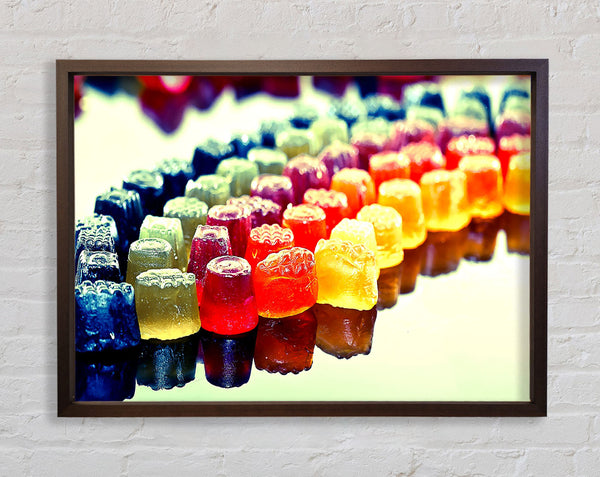 Colourful Jellies Framed Print