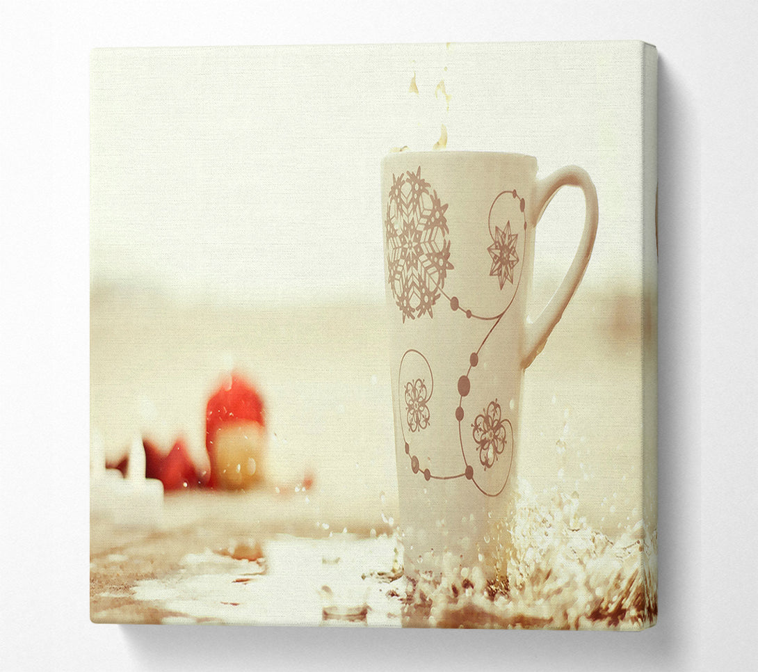  A Canvas Print of Tea Mug Canvas Wall Art