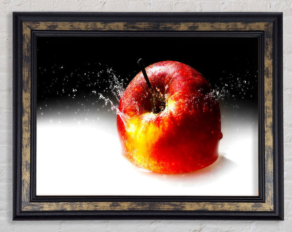 Fallen Apple Framed Print