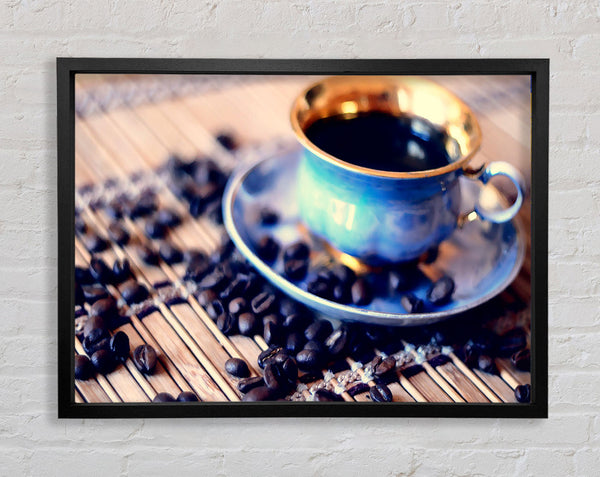 Posh Coffee Cup Framed Print