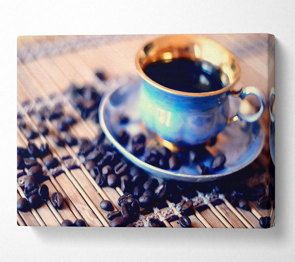  A Canvas Print of Posh Coffee Cup Canvas Art