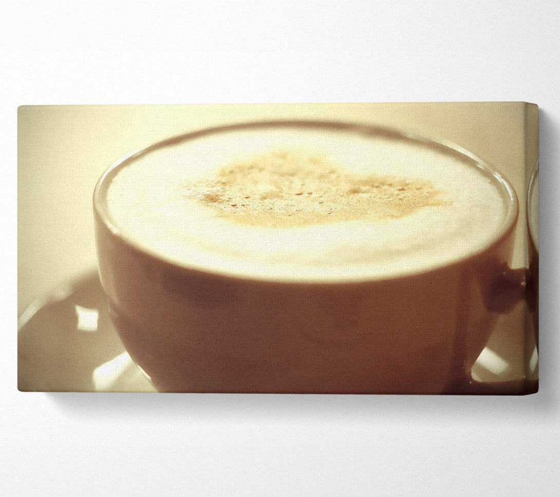  A Canvas Print of Cappuccino Canvas Art